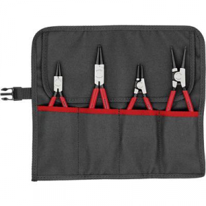 KNIPEX  (00 19 56 V01) Seeger gyűrű fog&oacute; k&eacute;szlet Alkalmas K&uuml;lső- &eacute;s belső csap&aacute;gygyűrűk 12-25 mm, 19-60 mm 10-25 mm, 19-60 mm Hegy forma Egyenes