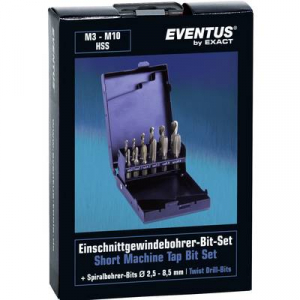 Eventus by Exact  (70419) Egyv&aacute;g&aacute;sos menetf&uacute;r&oacute; k&eacute;szlet 12 r&eacute;szes Metrikus Jobb v&aacute;g&oacute; HSS 1 k&eacute;szlet