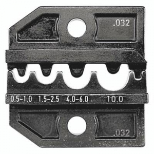 Rennsteig Werkzeuge  (624 032 3 0) Krimpelő bet&eacute;t Szigeteletlen k&aacute;belsaruk, Szigeteletlen &ouml;sszek&ouml;tő 0.5 - 10 mm2 Alkalmas m&aacute;rka  PEW 12