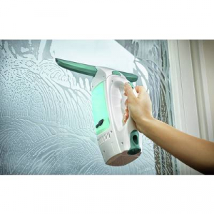 Leifheit Akkus ablaktisztító nyéllel, fehér/zöld,  (51003) Dry&Clean
