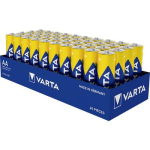 Varta Alk&aacute;li mang&aacute;n ceruzaelem k&eacute;szlet 1,5 V 40 db,  LONGLIFE Power (4906124354)