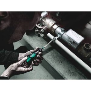 Wera  Kompakt Turbo Imperial 1 (05057483001) Bit k&eacute;szlet 19 r&eacute;szes 1/4 (6.3 mm) Bit tart&oacute; csavarh&uacute;z&oacute;val, Nyomat&eacute;k adapterrel, Gyorscsere tokm&aacute;ny, Beka