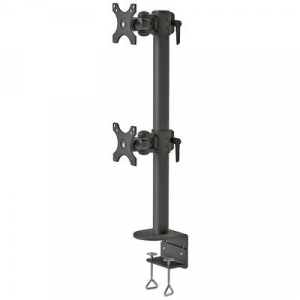 Newstar  (FPMA-D960DVBLACKPLUS) 2 r&eacute;szes Monitor asztali tart&oacute; 43,2 cm (17) - 124,5 cm (49) Csukl&oacute;val mozgathat&oacute;, Forgathat&oacute;, D&ouml;nthető Fekete