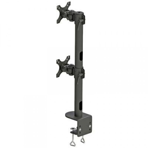 Newstar  (FPMA-D960DVBLACKPLUS) 2 r&eacute;szes Monitor asztali tart&oacute; 43,2 cm (17) - 124,5 cm (49) Csukl&oacute;val mozgathat&oacute;, Forgathat&oacute;, D&ouml;nthető Fekete