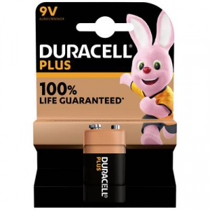 Duracell  (Plus-9V B1) 9V-os elem Alk&aacute;li mang&aacute;n 9 V 1 db