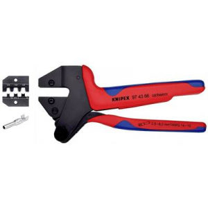 KNIPEX  -Werk (97 43 66) 1 db 0.5 - 6 mm2 Cser&eacute;lhető krimpelőbet&eacute;ttel