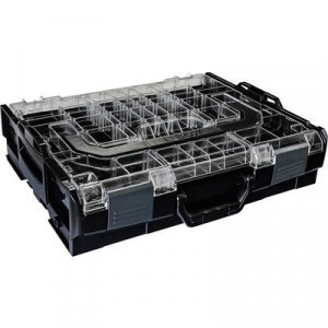 Sortimo BS Systems L-BOXX 102 (6100000362) Szersz&aacute;mos l&aacute;da tartalom n&eacute;lk&uuml;l ABS Fekete, &Aacute;tl&aacute;tsz&oacute; (H x Sz x Ma) 445 x 358 x 118 mm