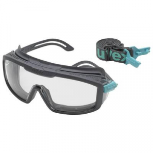 Uvex  i-guard+ (9143300) Teljes v&eacute;dőszem&uuml;veg Sz&uuml;rke, K&eacute;k