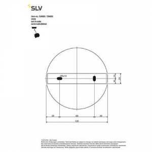 SLV  (156050) TENORA Mennyezeti lámpa E27 23 W Fekete