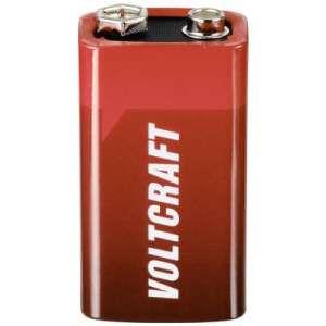 VOLTCRAFT 9V-os alk&aacute;li mang&aacute;n elemk&eacute;szlet 550 mAh 9 V 10 db,  6LR61 (VC-12629385)