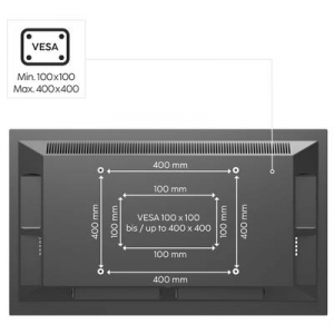 Hama  (00220866) TV talp Dönthető 81,3 cm (32) - 139,7 cm (55) Állítható magasságú