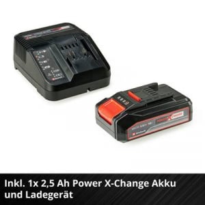 Einhell  TC-JS 18/70 Li (1x2,5Ah) Power X-Change Akkus besz&uacute;r&uacute; fűr&eacute;sz (4321280) 18 V 2.5 Ah Vele sz&aacute;ll&iacute;tott akkuk sz&aacute;ma 1