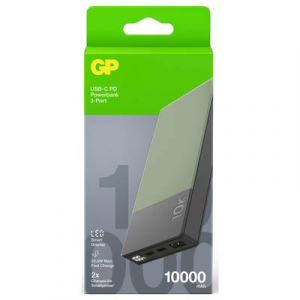 GP  ACCM10C000 Powerbank 10000 mAh LiPo USB-A, USB-C® Mohazöld (PBM10CGRMSR256)