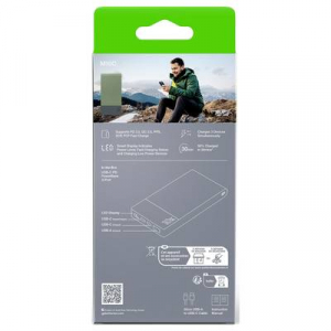 GP  ACCM10C000 Powerbank 10000 mAh LiPo USB-A, USB-C® Mohazöld (PBM10CGRMSR256)