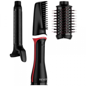 Revlon  (RVDR5333E) Meleglevegős kefe Fekete, Piros G&ouml;nd&ouml;r&iacute;tő funkci&oacute;val