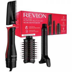 Revlon  (RVDR5333E) Meleglevegős kefe Fekete, Piros G&ouml;nd&ouml;r&iacute;tő funkci&oacute;val