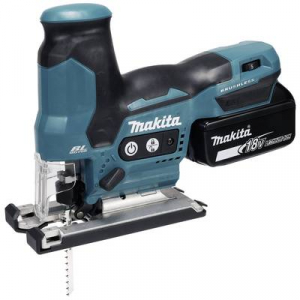 Makita  (DJV185RF1J) Akkus asztali fűr&eacute;sz (DJV185RF1J) akkuval, T&ouml;ltővel, Hordt&aacute;sk&aacute;val 18 V 3.0 Ah Vele sz&aacute;ll&iacute;tott akkuk sz&aacute;ma 1