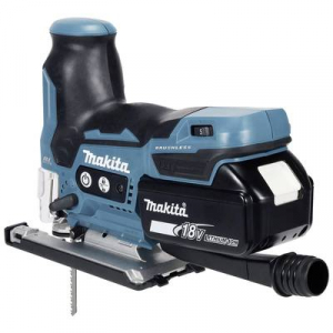 Makita  (DJV185RF1J) Akkus asztali fűr&eacute;sz (DJV185RF1J) akkuval, T&ouml;ltővel, Hordt&aacute;sk&aacute;val 18 V 3.0 Ah Vele sz&aacute;ll&iacute;tott akkuk sz&aacute;ma 1