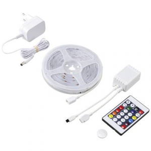 Sygonix  (SY-5773494) LED-es vil&aacute;g&iacute;t&oacute; l&eacute;c Dug&oacute;val 230 V 5000 mm RGB 1 db