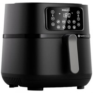 Philips  (HD9285/93) Forrólevegős fritőz 7.2 l App vezérlés, Tapadásmentes bevonat, BPA mentes Fekete, Ezüst