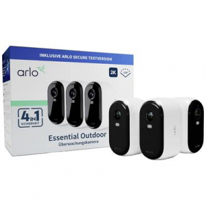 ARLO  ESSENTIAL2 2K OUTDOOR CAMERA 3-PACK (VMC3350-100EUS) WLAN IP-Megfigyelő kamera k&eacute;szlet3 db kamer&aacute;val2688 x 1520 pixel