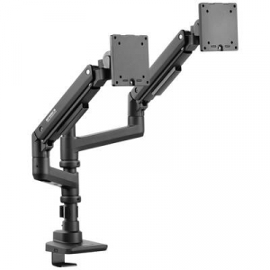 SpeaKa Professional  SP-MM-980 2 r&eacute;szes Monitor tart&oacute; 43,2 cm (17) - 124,5 cm (49) Fekete &Aacute;ll&iacute;that&oacute; magass&aacute;g&uacute;, D&ouml;nthető + forgathat&oacute; (SP-12355452)