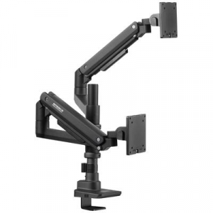 SpeaKa Professional  SP-MM-980 2 r&eacute;szes Monitor tart&oacute; 43,2 cm (17) - 124,5 cm (49) Fekete &Aacute;ll&iacute;that&oacute; magass&aacute;g&uacute;, D&ouml;nthető + forgathat&oacute; (SP-12355452)
