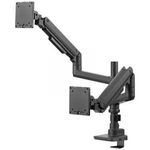 SpeaKa Professional  SP-MM-980 2 r&eacute;szes Monitor tart&oacute; 43,2 cm (17) - 124,5 cm (49) Fekete &Aacute;ll&iacute;that&oacute; magass&aacute;g&uacute;, D&ouml;nthető + forgathat&oacute; (SP-12355452)