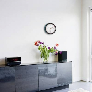 TFA Dostmann  (60.3547.20) R&aacute;di&oacute;jel vez&eacute;rl&eacute;sű Fali&oacute;ra 22.3 cm x 7 cm Olaj, Z&ouml;ld