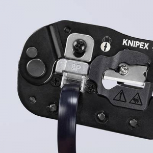 KNIPEX  Crimpzange für RJ45-Westernstecker (97 51 13) Krimpelőfogó