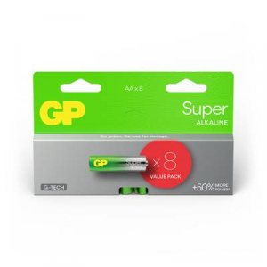 GP  Super Ceruzaelem Alk&aacute;li mang&aacute;n 1.5 V 8 db (SUP15A258C8)