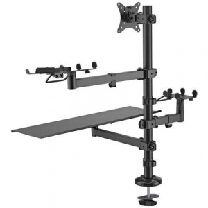 SpeaKa Professional Asztali monitortart&oacute; 43,2 - 81,3 cm (17-32), fekete,  SP-POS-100 (SP-11948664)