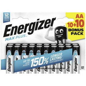 Energizer  Max Plus Ceruzaelem Alkáli mangán 1.5 V 20 db (E304145600)