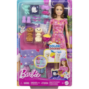 Mattel Barbie: Kutyusos pizsiparti (HXN01)