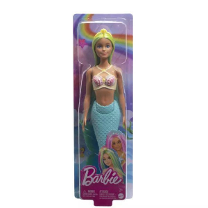 Mattel Barbie Dreamtopia: Színes hajú sellő baba kék uszonnyal (HRR02/0194735183647)