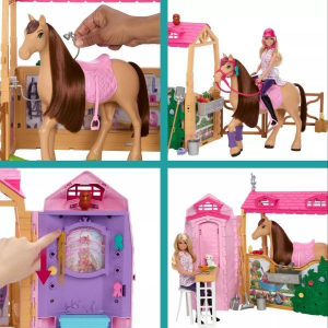 Mattel Barbie és Szeder - Pajta játékszett (HXJ44)
