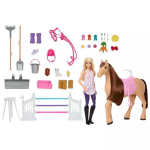 Mattel Barbie és Szeder - Pajta játékszett (HXJ44)