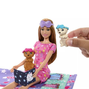 Mattel Barbie: Kutyusos pizsiparti (HXN01)