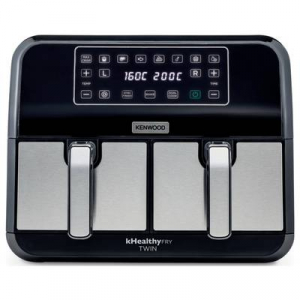 Kenwood Home Appliance  HFM20.000MB Forrólevegős fritőz 8 l 1700 W Időzítő funkció, Tapadásmentes bevonat Fekete/ezüst (00C462400KEDE)