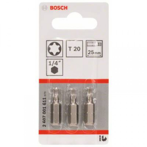 Bosch Accessories Csavarh&uacute;z&oacute; Torx BIT bet&eacute;t T20 x 49 mm 3db Bosch (2607001611)