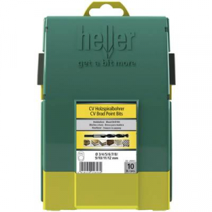 Heller Tools  (24646 0) Fa spir&aacute;l f&uacute;r&oacute; k&eacute;szlet 10 r&eacute;szes 3 mm, 4 mm, 5 mm, 6 mm, 7 mm, 8 mm, 9 mm, 10 mm, 11 mm, 12 mm Hengeres befog&oacute;sz&aacute;r 1 k&eacute;szlet