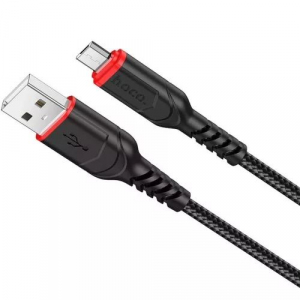 Hoco X59 USB-A - microUSB kábel 1m fekete (6931474744890)