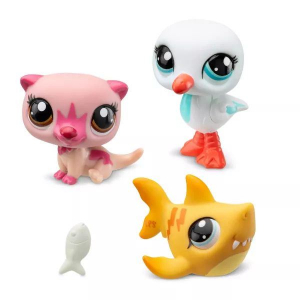 Hasbro Littlest Pet Shop: Szigeti kaland figura kollekció 3db (LPS00550)
