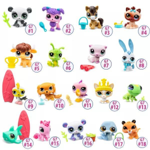 Hasbro Littlest Pet Shop: Játékfigura #13 - Kaméleon (LPS00520-13)