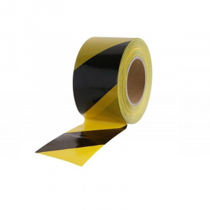 Vorel s&aacute;rga-fekete k&ouml;z&uacute;ti jelzőszalag 250m (38946)