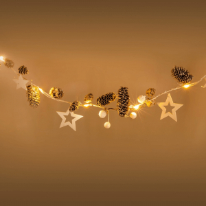 Retlux RXL 355 nano kar&aacute;csonyi f&eacute;nyf&uuml;z&eacute;r, meleg feh&eacute;r, 10 LED (50003950)