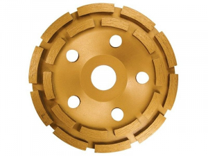 MTX 180mm gyémánt betoncsiszoló fazékkorong, kétsoros (729989)