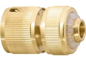 PALISAD 3/4" sárgaréz gyors tömlőcsatlakozó aquastop (662658)