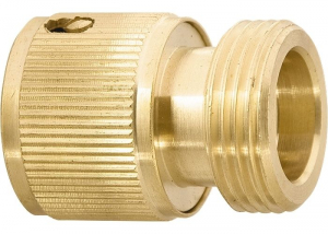 PALISAD 3/4" sárgaréz gyors tömlőcsatlakozó aquastop (662758)