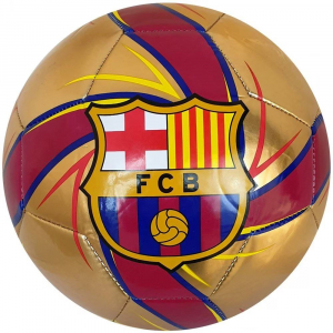 PHI FC Barcelona: címeres focilabda 5-ös méret arany (115743)